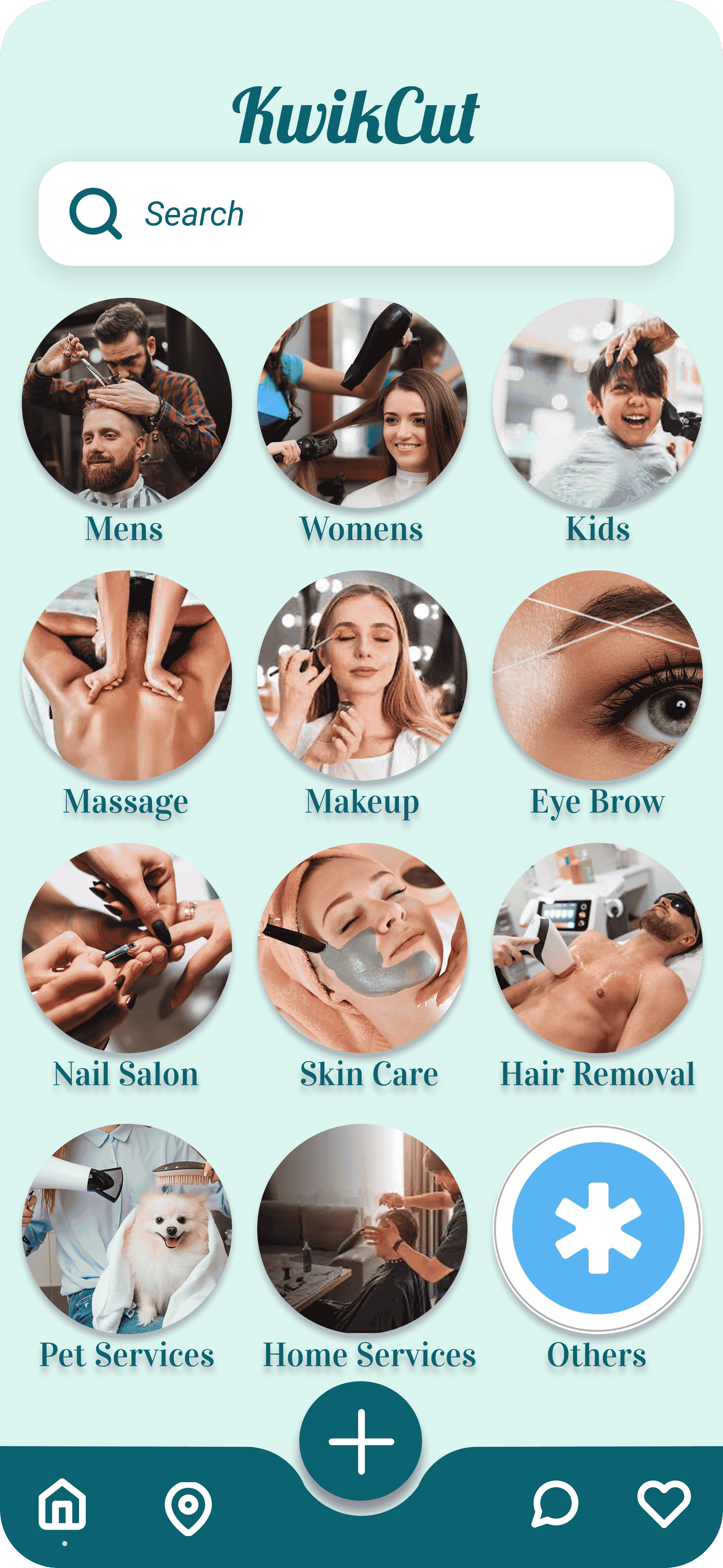 KwikCut app UI screen 2